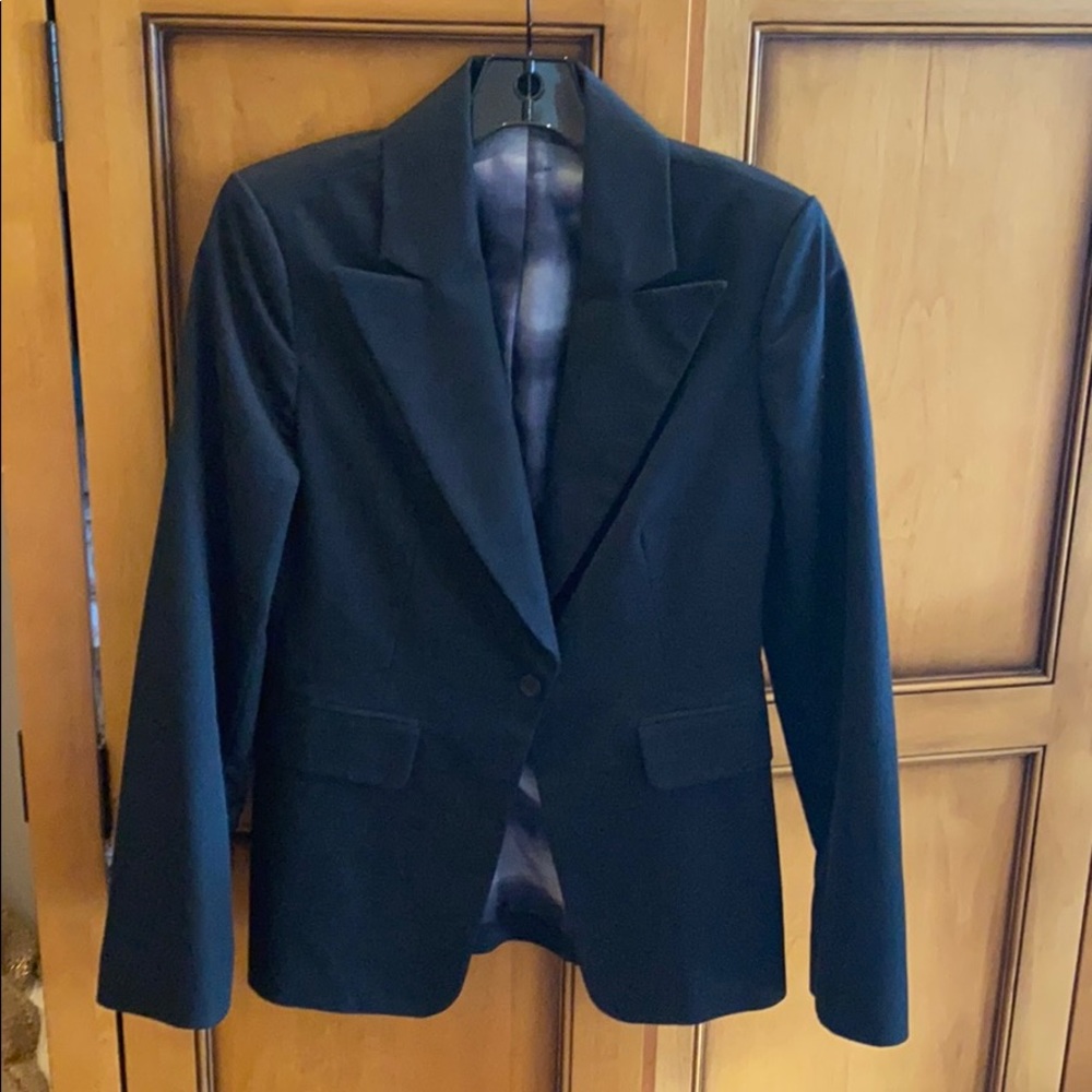 Black iridescent Bill Tornade blazer - Med